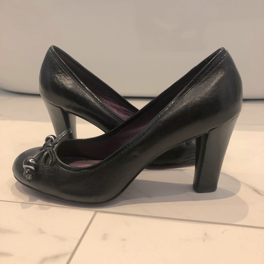 Coach Poppy Black Pumps